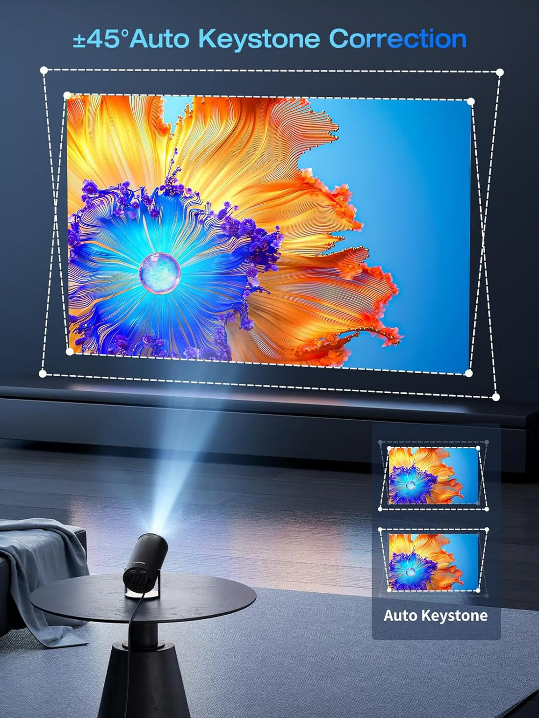 🎁🎉Mini Projector - 4K FHD 1080P Supported 🎥