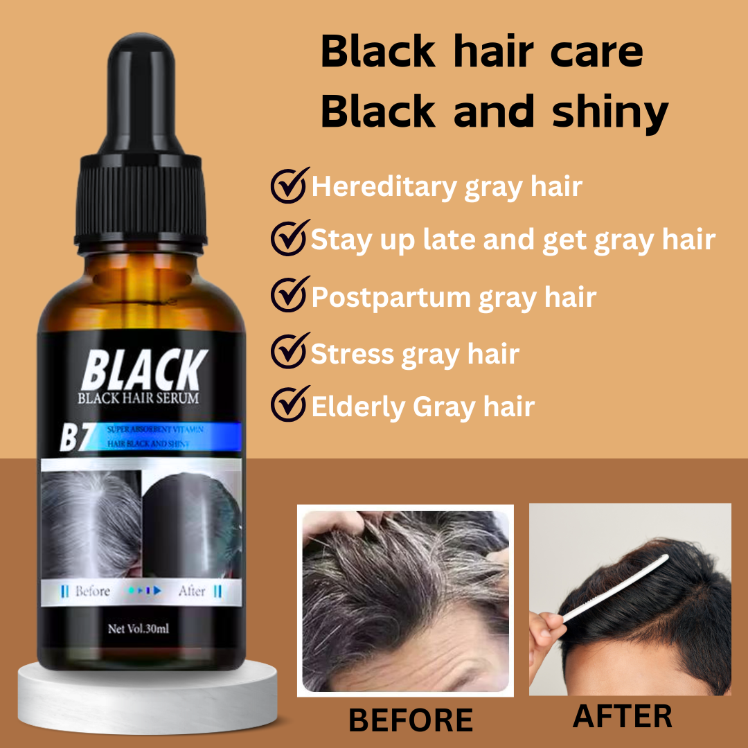"MOIKA Black Hair Serum | Vegan & Chemical-Free"