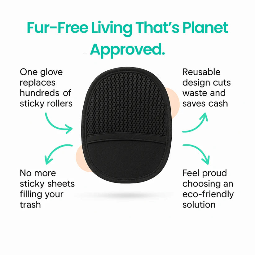 FurSweep™ Hair Removal Glove for Pets, Clothes & Furniture