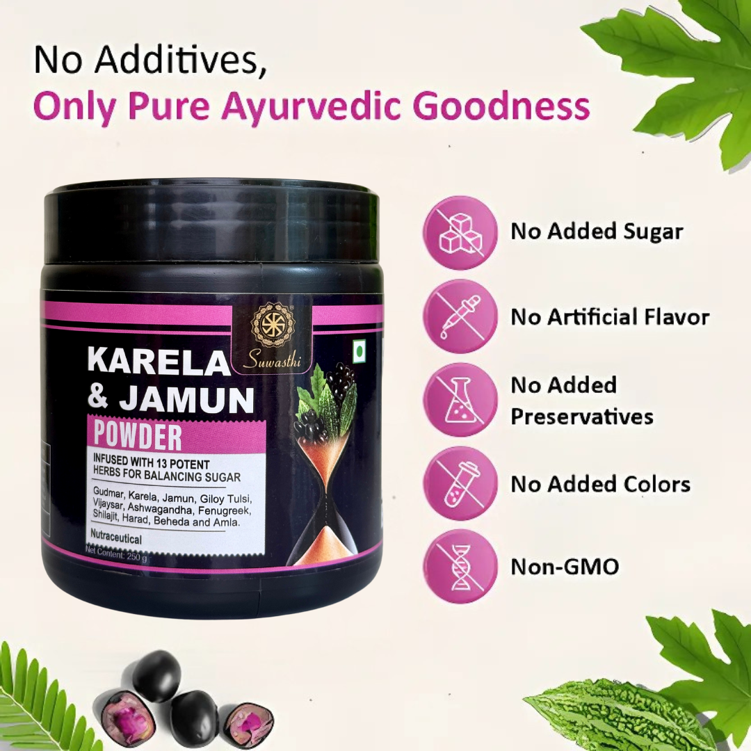 Karela Jamun Powder | Manage Blood Sugar Naturally |