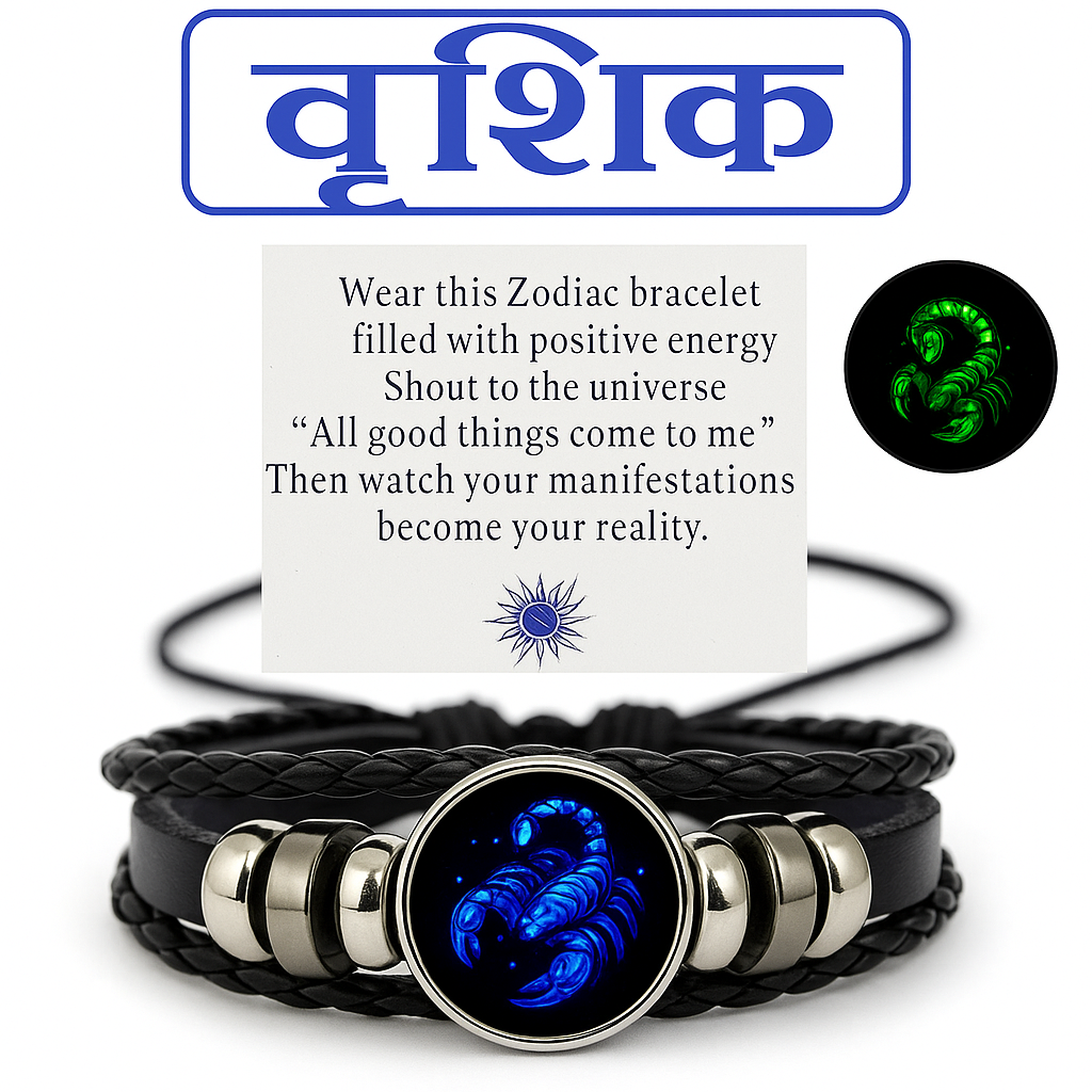 Zodiac Sign Bracelet (Energized) - Rs.699/Only