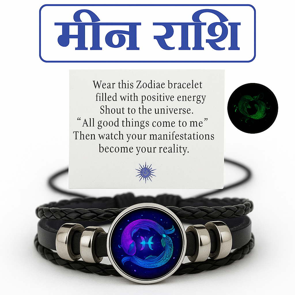 Zodiac Sign Bracelet (Energized) - Rs.699/Only