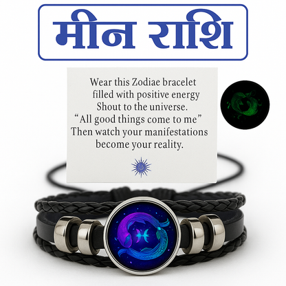 Zodiac Sign Bracelet (Energized) - Rs.699/Only