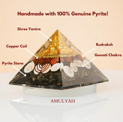 Money Magnet Pyrite Pyramid (50% OFF)