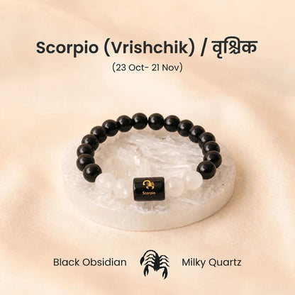 Zodiac Rashi Crystal Bracelet
