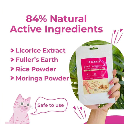 4-in-1 Bikini Hair Removal Wax Powder Mask - Two Different Flavors Available - Rs.1199