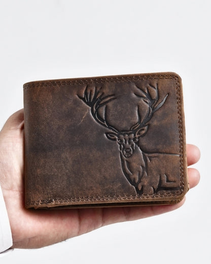 Cambridge (Limited Edition) Men’s Original Leather Wallet – Rugged Brown Rs.1499