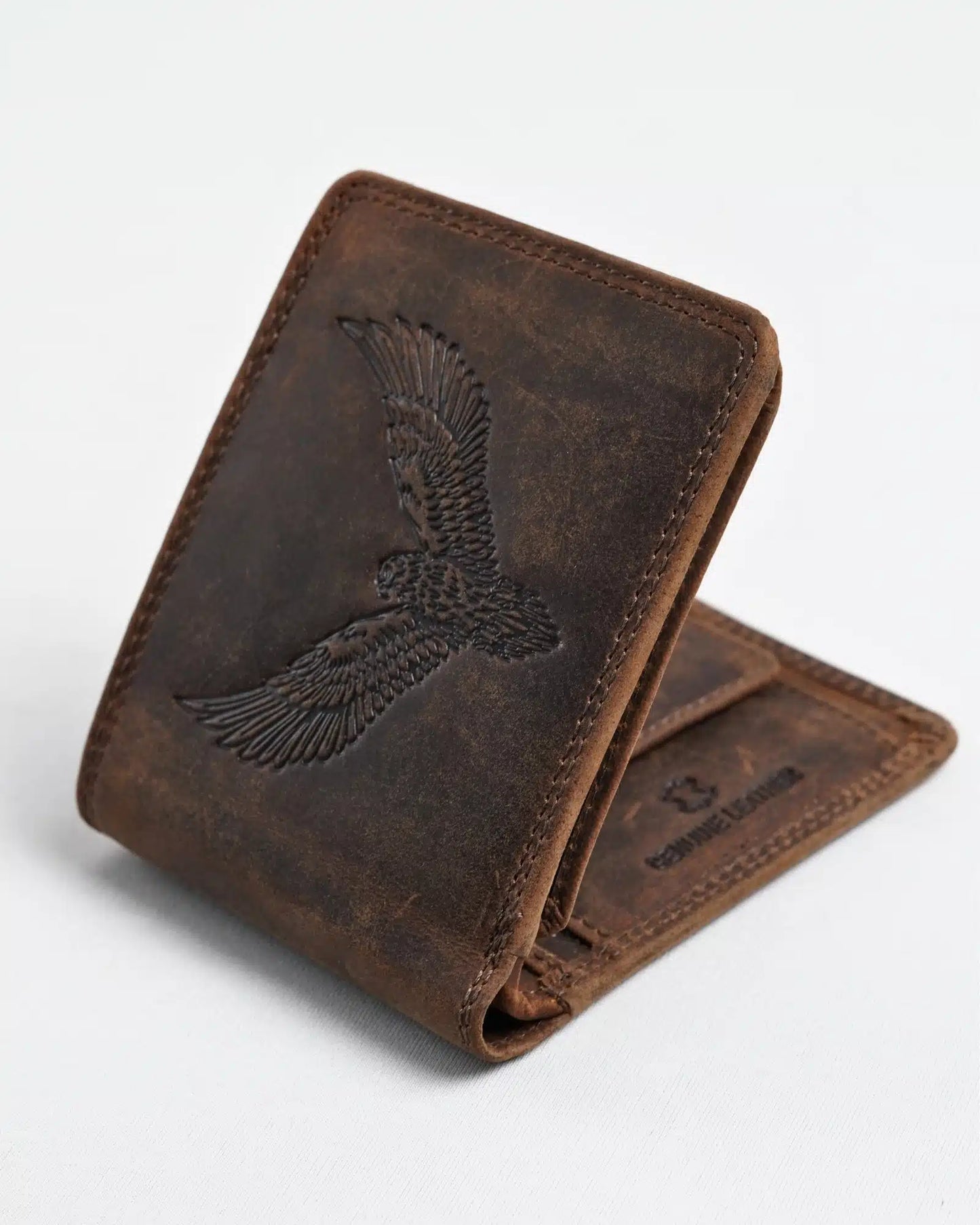 Cambridge (Limited Edition) Men’s Original Leather Wallet – Rugged Brown Rs.1499