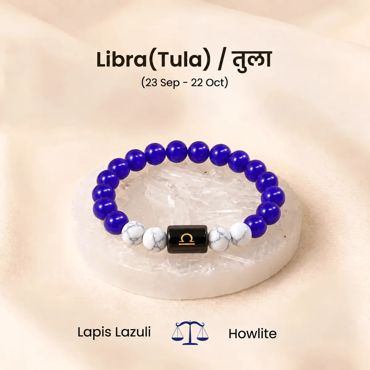 Zodiac Rashi Crystal Bracelet