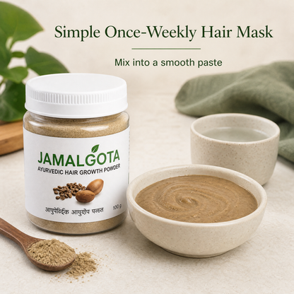 Jamalgota Ayurvedic Hair Growth Powder – 100g