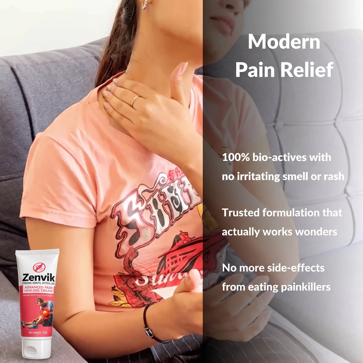 Zenvik Advanced Pain Healing Cream (50g)