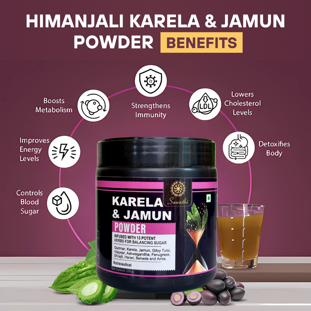 Karela Jamun Powder | Manage Blood Sugar Naturally |