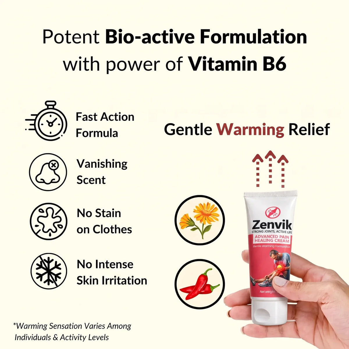 Zenvik Advanced Pain Healing Cream (50g)