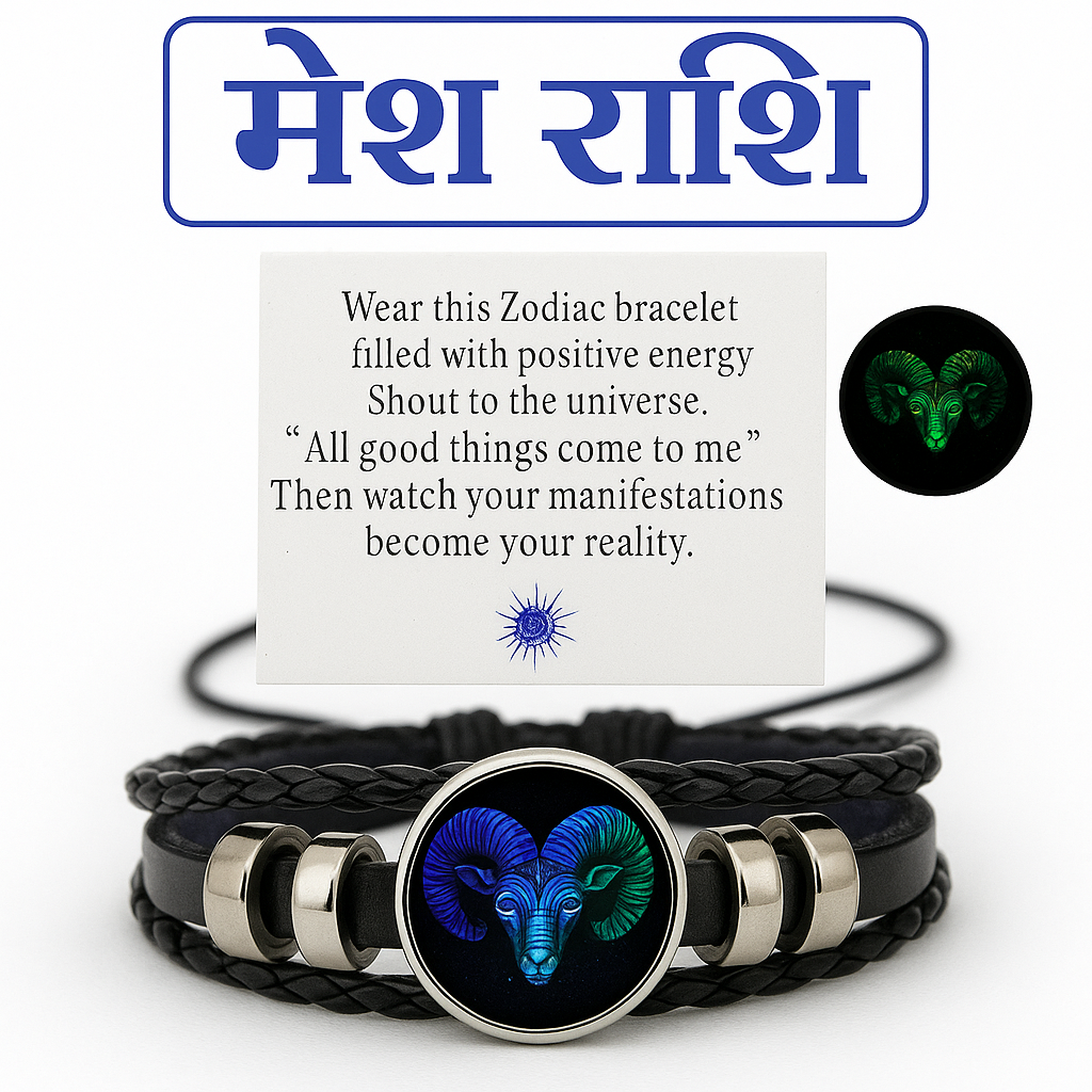 Zodiac Sign Bracelet (Energized) - Rs.699/Only
