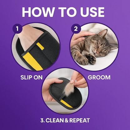 FurSweep™ Hair Removal Glove for Pets, Clothes & Furniture